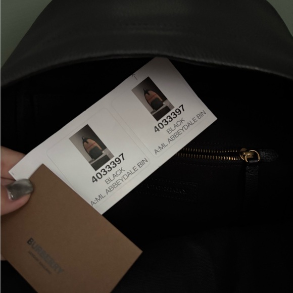 Burberry Abbeydale House Check Canvas & Leather Backpack 4033397 NWT - Picture 10 of 10